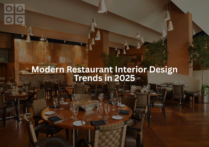 Modern resturant interior design trends in 2025